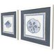 Seaside Blues Blue Framed Art, Propac