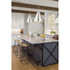 Eaton 1 Light 24 inch Polished Nickel Pendant Ceiling Light