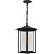 Crawford 1 Light 9 inch Black Outdoor Hanging Light