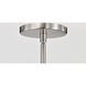 Aura LED 12 inch Brushed Nickel Pendant Ceiling Light