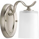 Mark 1 Light 5 inch Brushed Nickel Bath Vanity Wall Light