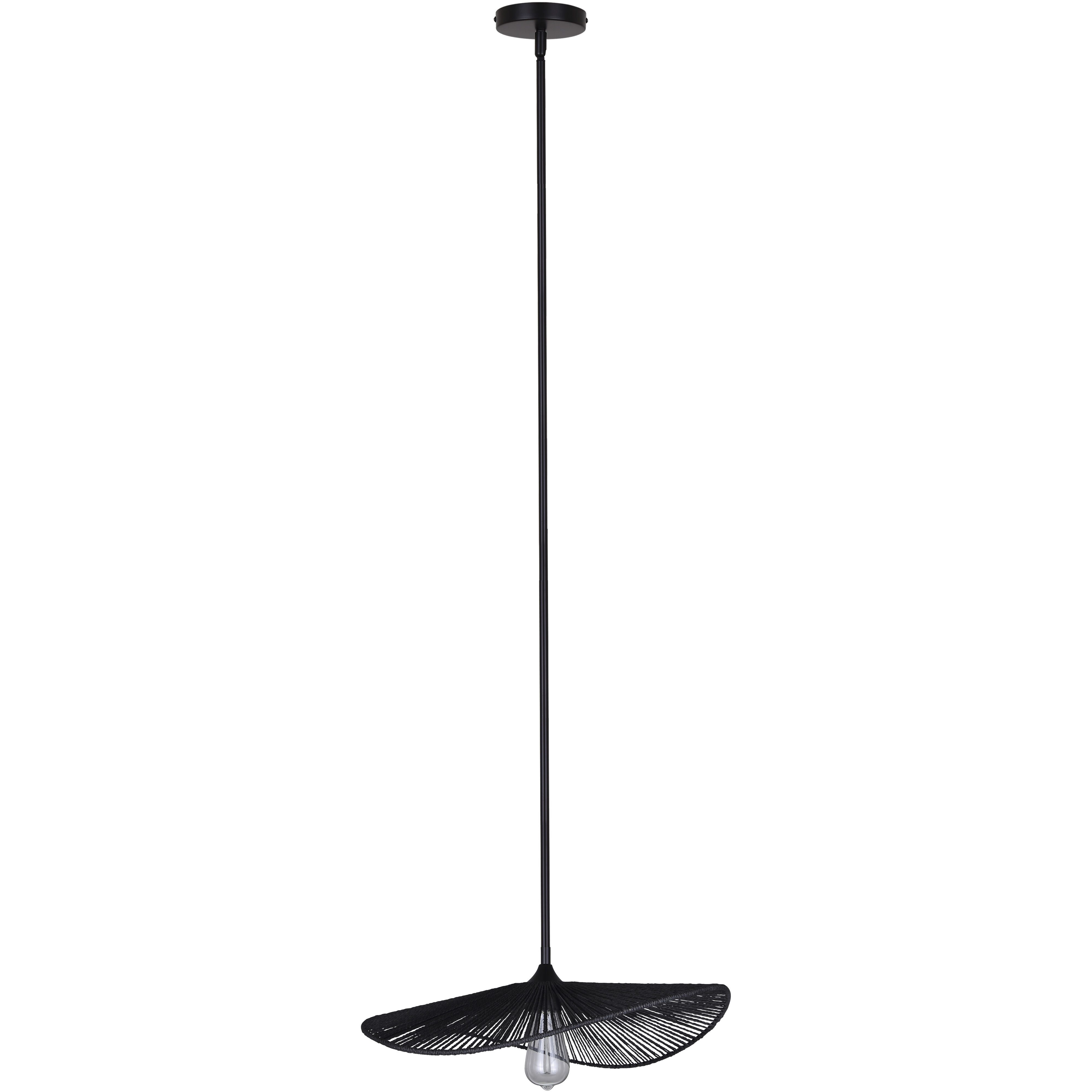 Georgia 1 Light 20 inch Black Pendant Ceiling Light