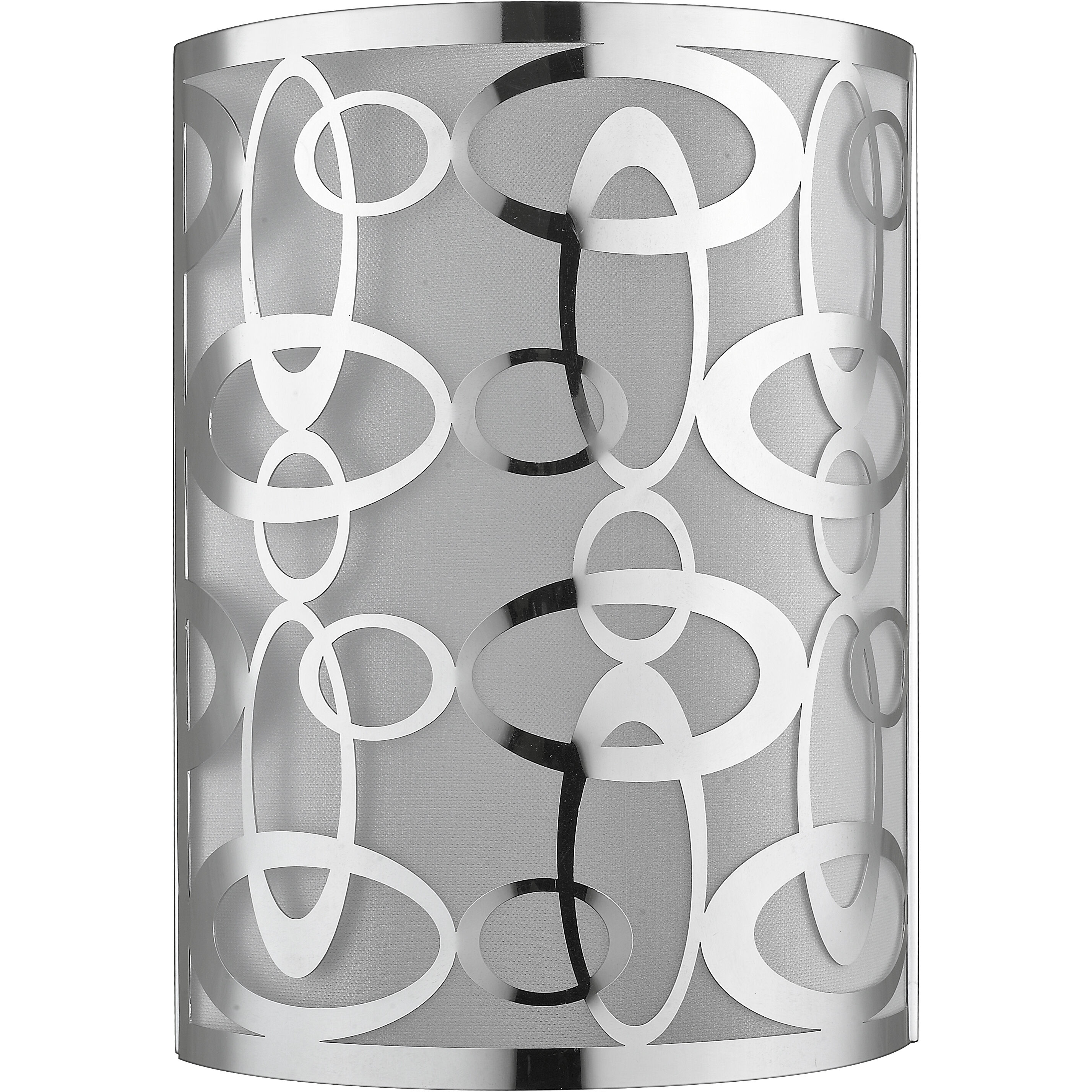 Opal 2 Light 9 inch Chrome Wall Sconce Wall Light