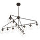 Stella 13 Light 52 inch Dark Bronze Chandelier Ceiling Light