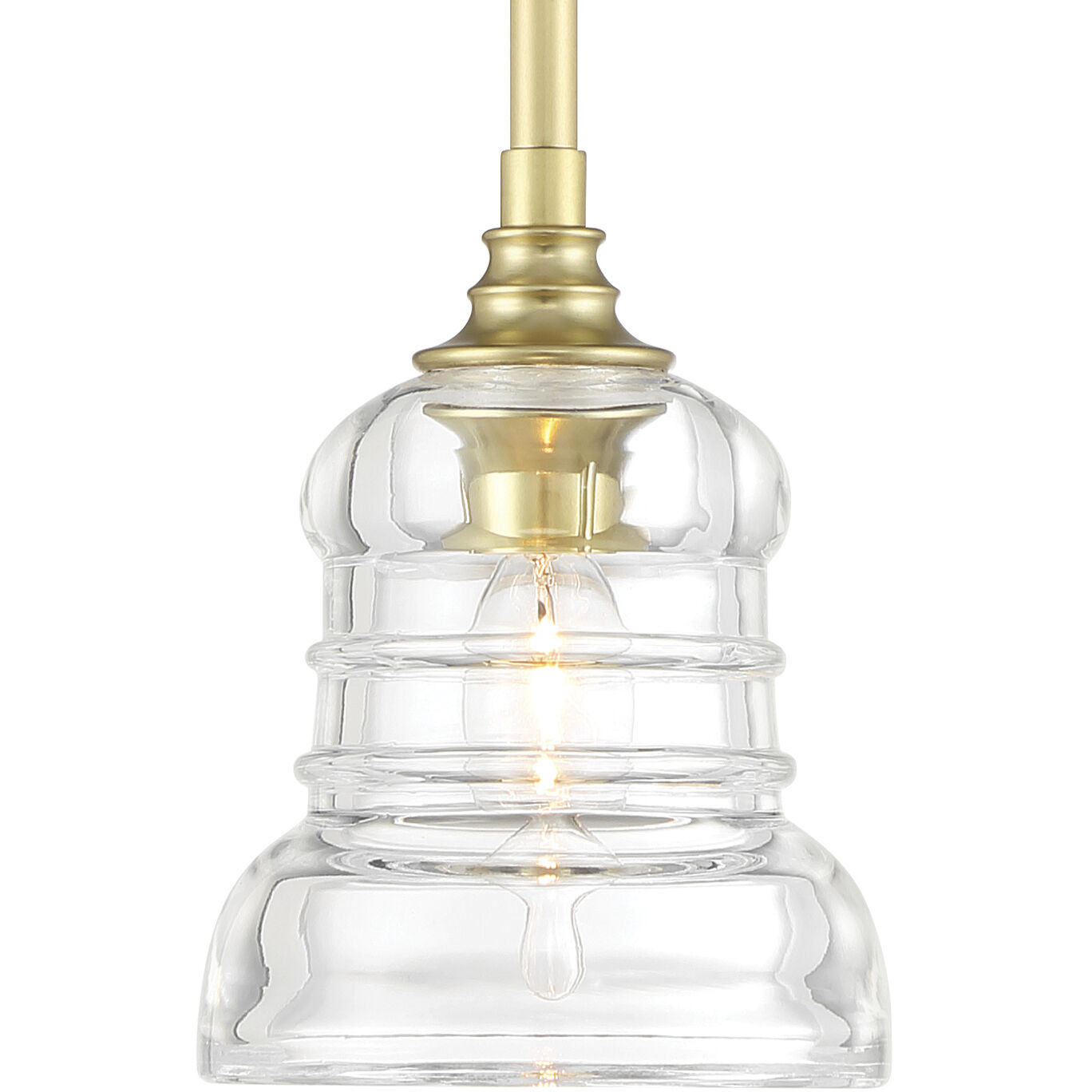 Gregory 1 Light 5 inch Aged Brass Mini Pendant Ceiling Light