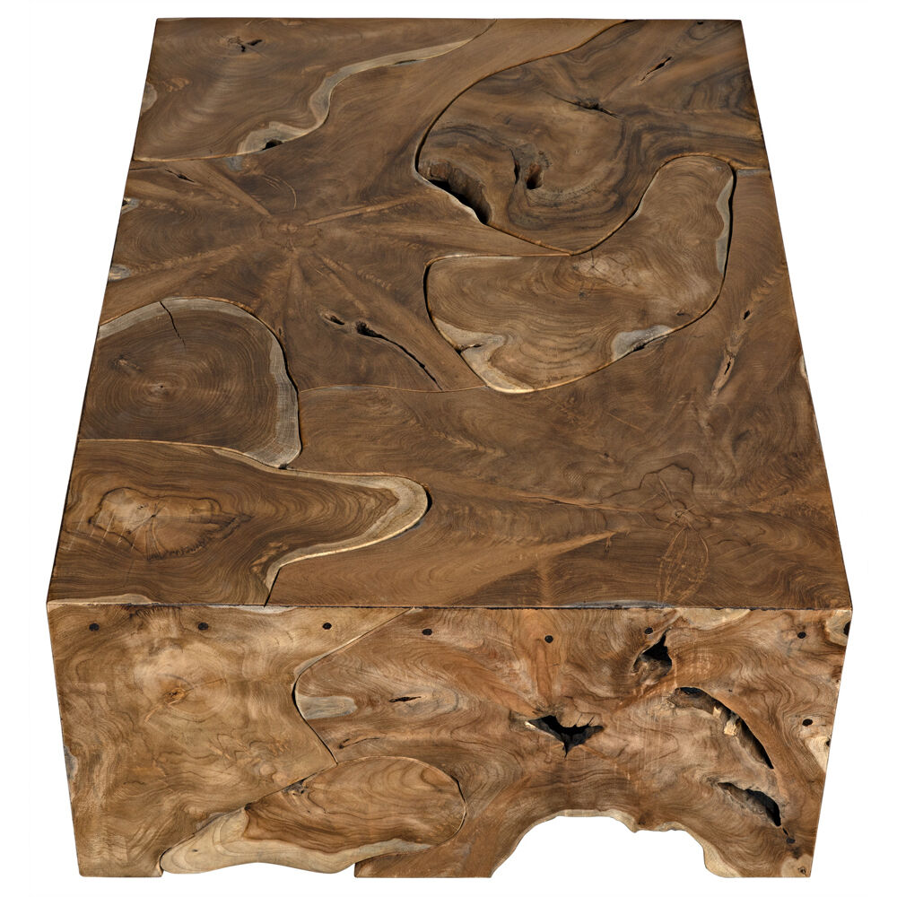 Vert 47.5 X 31.5 inch Clear Coat Flat Coffee Table