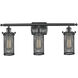 Austere Bleecker LED 26 inch Matte Black Bath Vanity Light Wall Light