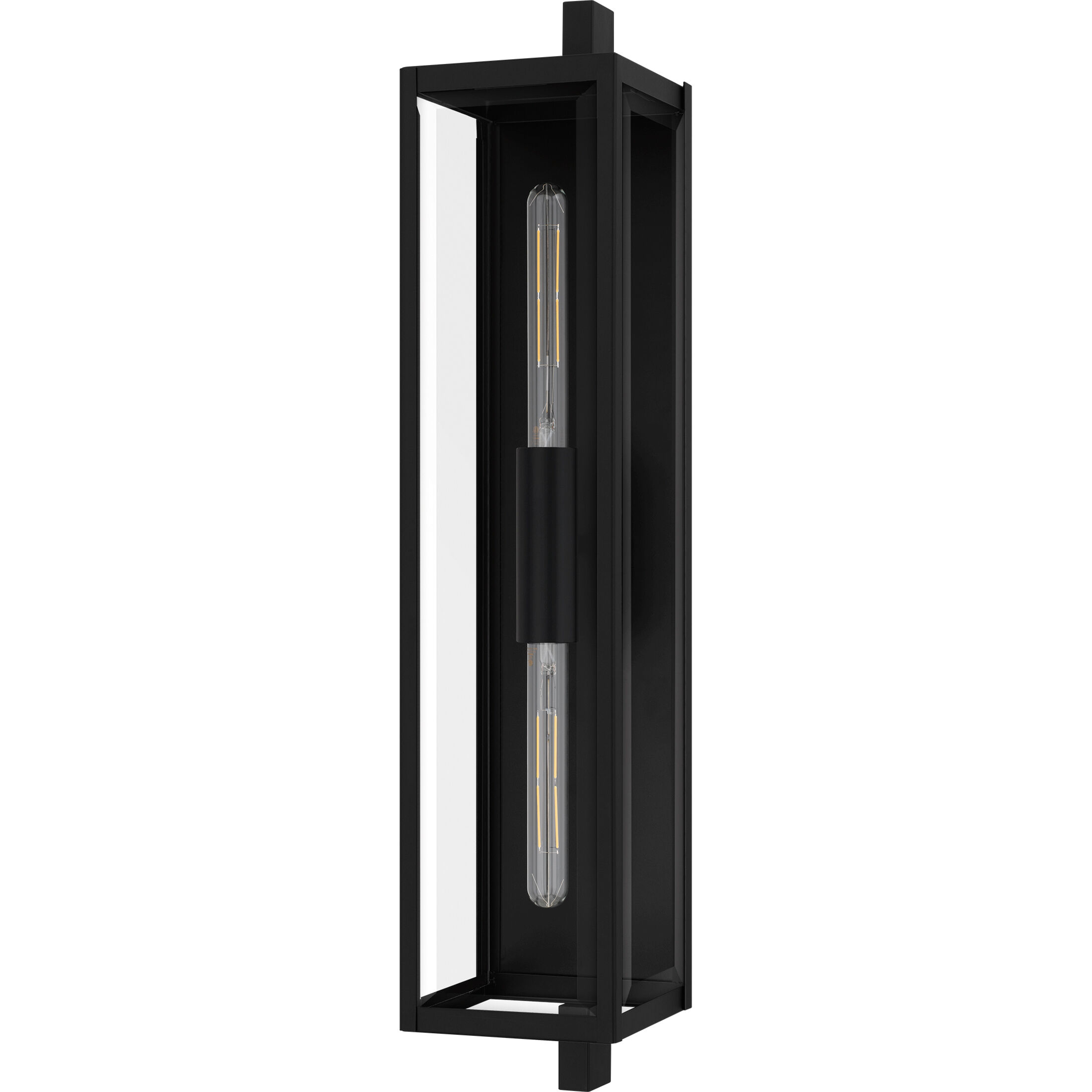 Dale 2 Light 32 inch Matte Black Outdoor Wall Lantern, Extra Large