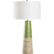 Manila Palm 23.5 inch 100.00 watt Green and Brown Table Lamp Portable Light