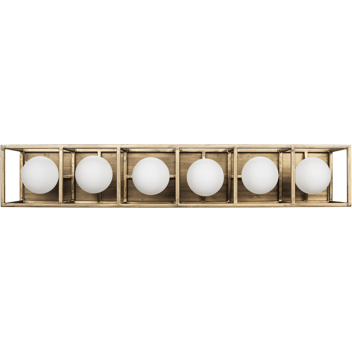Plaza LED 28.38 inch Havana Gold and Carbon Bath Vanity Wall Light