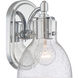 ML 1 Light 14 inch Chrome Bath Light Wall Light