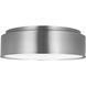 Drew & Jonathan Dartmore 3 Light 18 inch Brushed Nickel Flush Mount Ceiling Light, Large