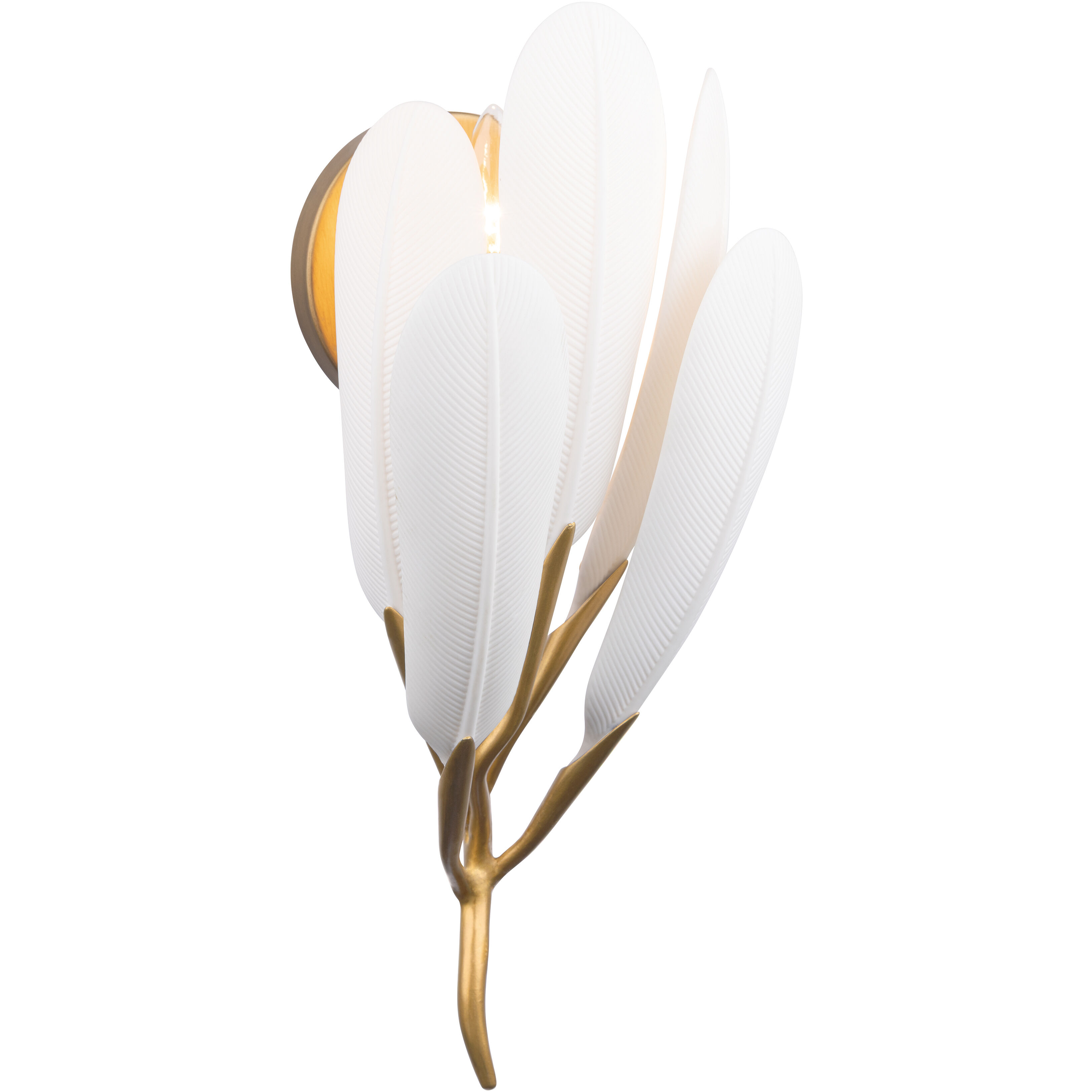 Vellinor 1 Light 7 inch Painted Legacy Brass Wall Sconce Wall Light