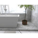 Turner Glossy White Bathtub in 72 in.