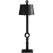 Totem 72.5 inch 150 watt Ebony and Bronze Floor Lamp Portable Light