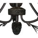 Sierra LED 20 inch Black Walnut Mini Chandelier Ceiling Light