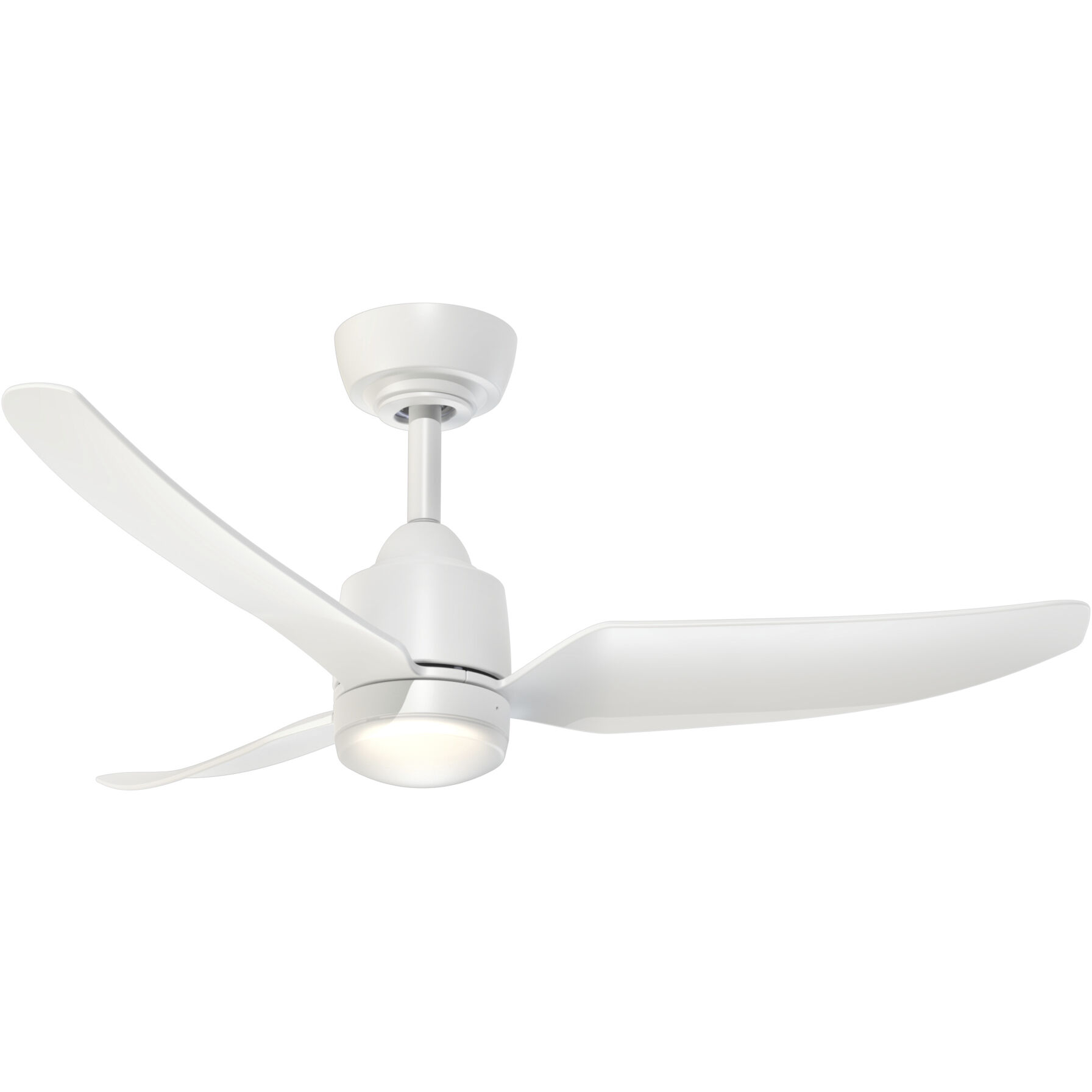 Hugo 42.38 inch White Ceiling Fan