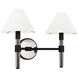 Robert 2 Light 18.5 inch Aged Iron Bath Vanity Wall Sconce Wall Light