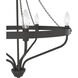 Merlin 5 Light 20.25 inch Rustic Iron Chandelier Ceiling Light