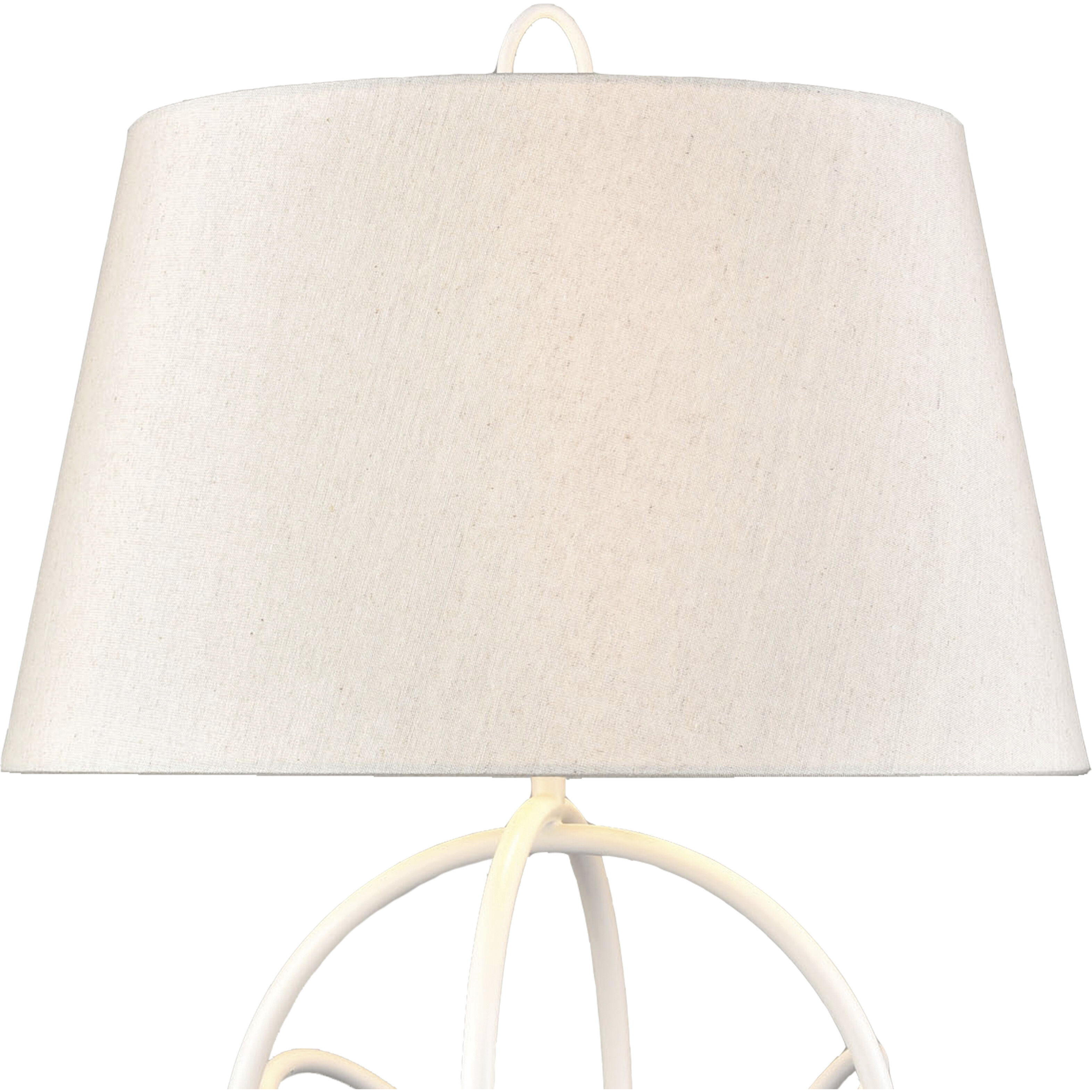 Morely 26 inch 150 watt Matte White Table Lamp Portable Light