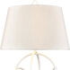 Morely 26 inch 150 watt Matte White Table Lamp Portable Light