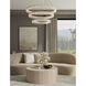 Sevryn LED 44.5 inch Soft Brass Chandelier Ceiling Light