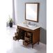 Lexington 42 X 21.5 X 35 inch Walnut Vanity Sink Set