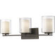 Willow 3 Light 24 inch Olde Bronze Vanity Wall Light