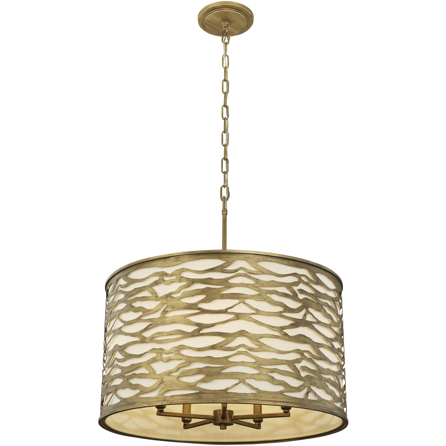 Kato 5 Light 24 inch REF Pendant Ceiling Light in Havana Gold