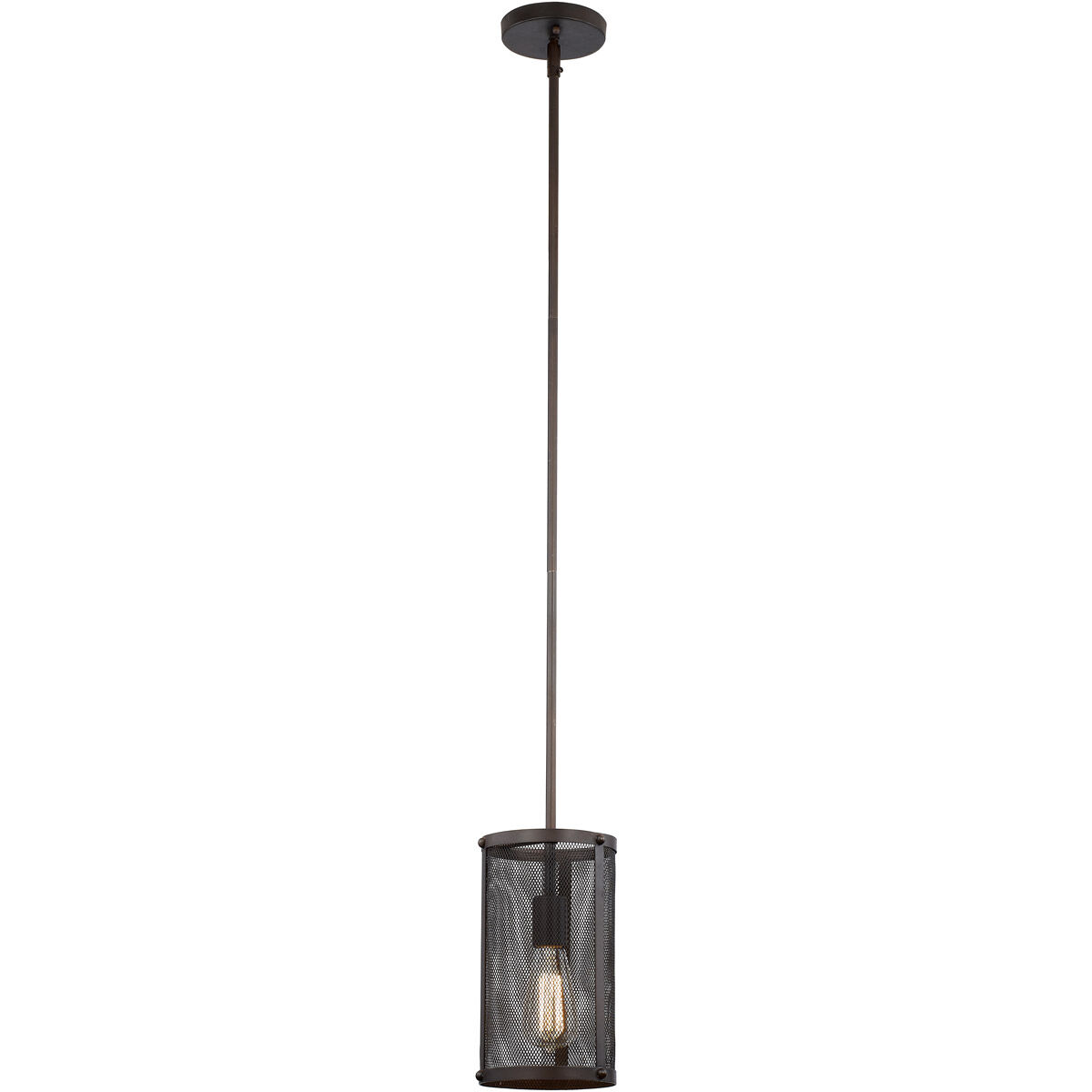 Mesh 1 Light 6.25 inch Mini Pendant