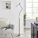 Jared 60.5 inch 60.00 watt Brass Floor Lamp Portable Light