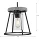 Laramie 1 Light 12 inch Matte Black Pendant Ceiling Light, Design Series