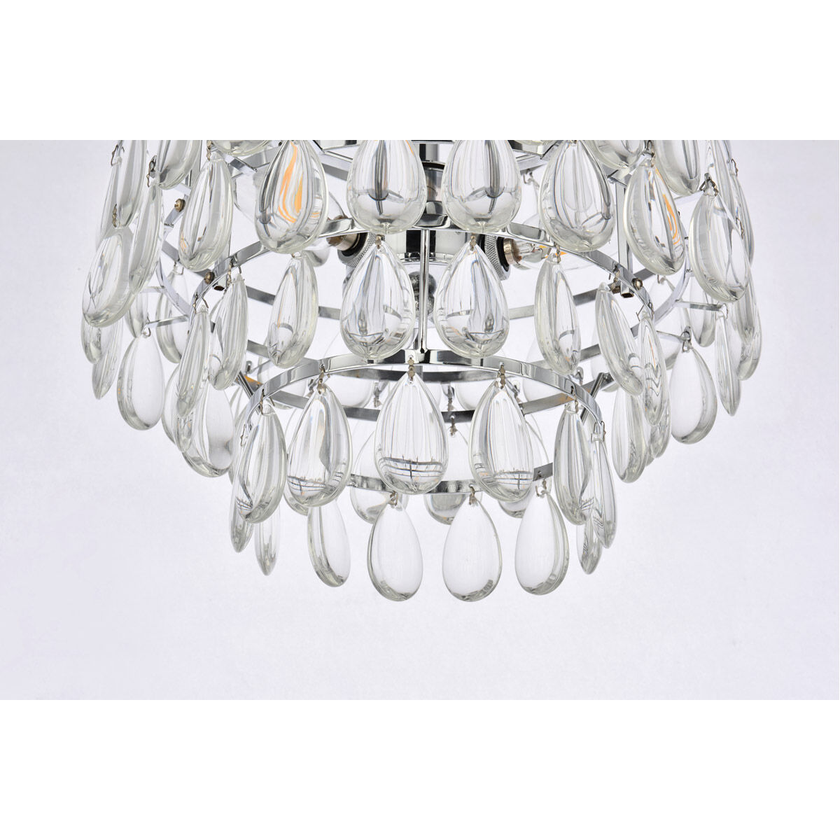 Mila 3 Light 14 inch Chrome Pendant Ceiling Light