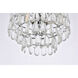 Mila 3 Light 14 inch Chrome Pendant Ceiling Light