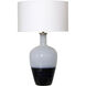 Andean 29 inch 100.00 watt White and Blue Table Lamp Portable Light