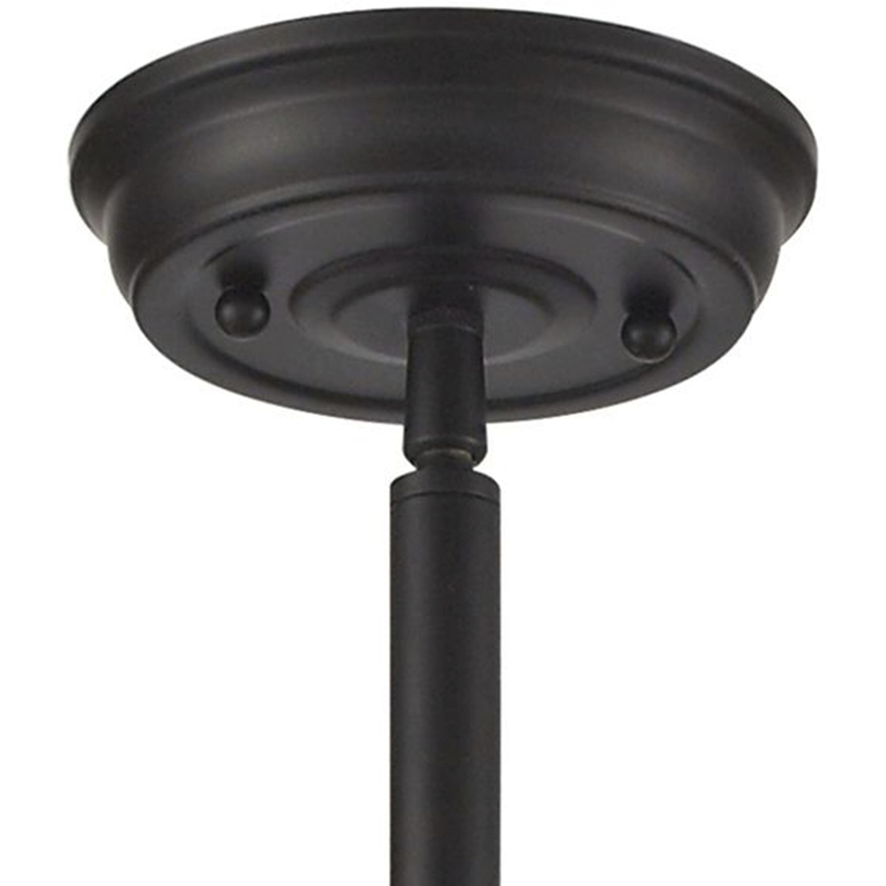 Warehouse 1 Light 15 inch Oil Rubbed Bronze Pendant Ceiling Light