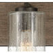 Sawyer 4 Light 30.75 inch Sequoia with Iron Rust Vanity Light Wall Light