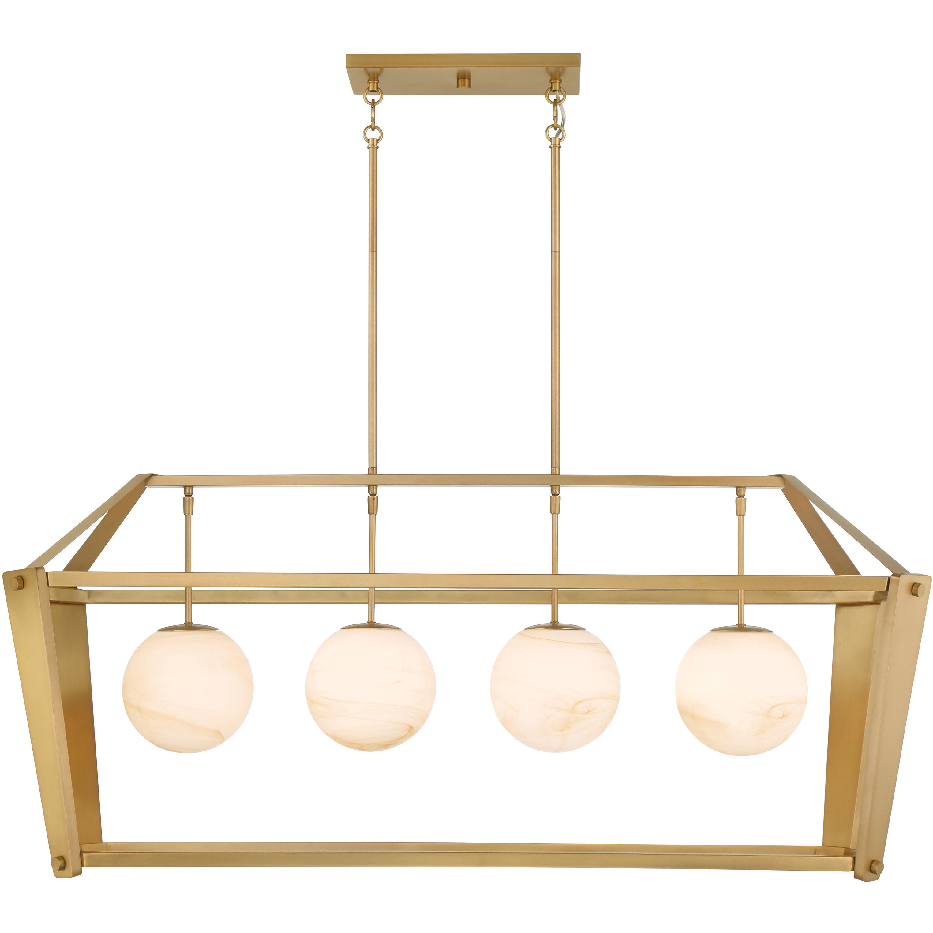 Shimmer Island Light Ceiling Light in Legacy Brass