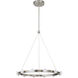 Rezz LED 27.63 inch Brushed Nickel Pendant Ceiling Light