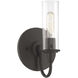 Modina 1 Light 6.75 inch Espresso Wall Sconce Wall Light