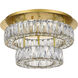 Monroe 17.7 inch Gold Flush Mount Ceiling Light