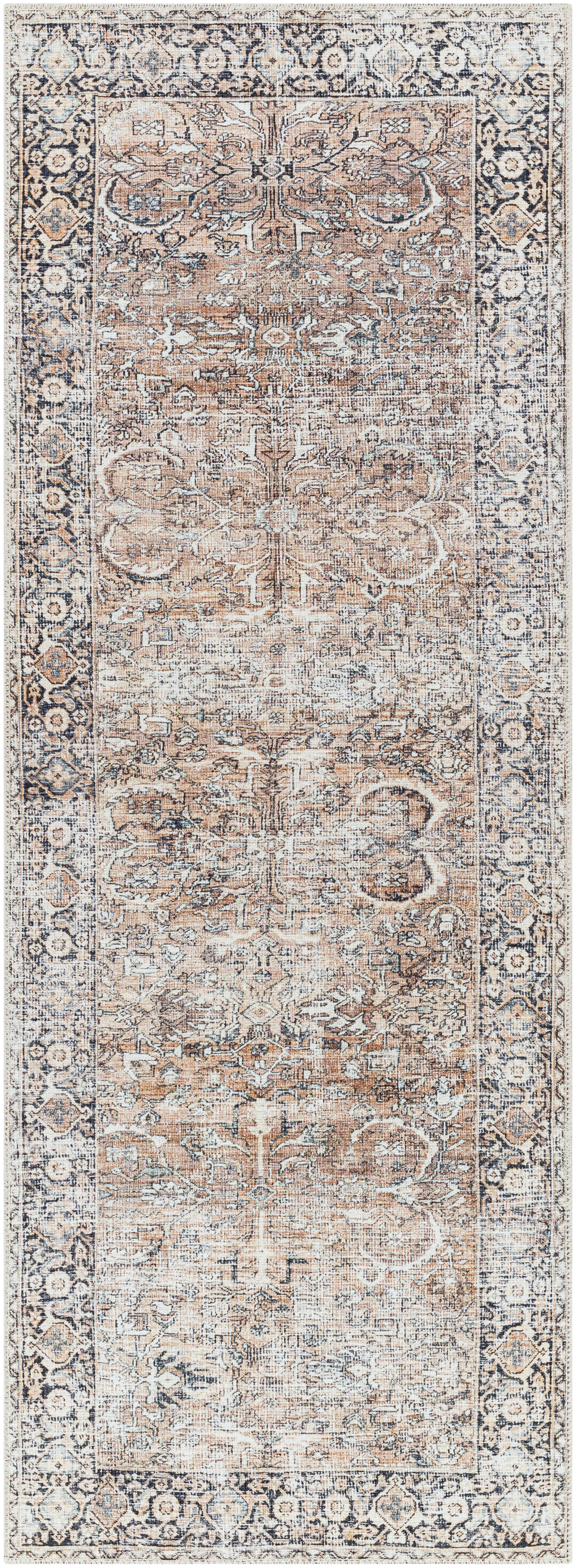 Kemer 87 X 31 inch Taupe Rug, Runner
