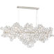 Trento Linear Chandelier Ceiling Light in Chrome