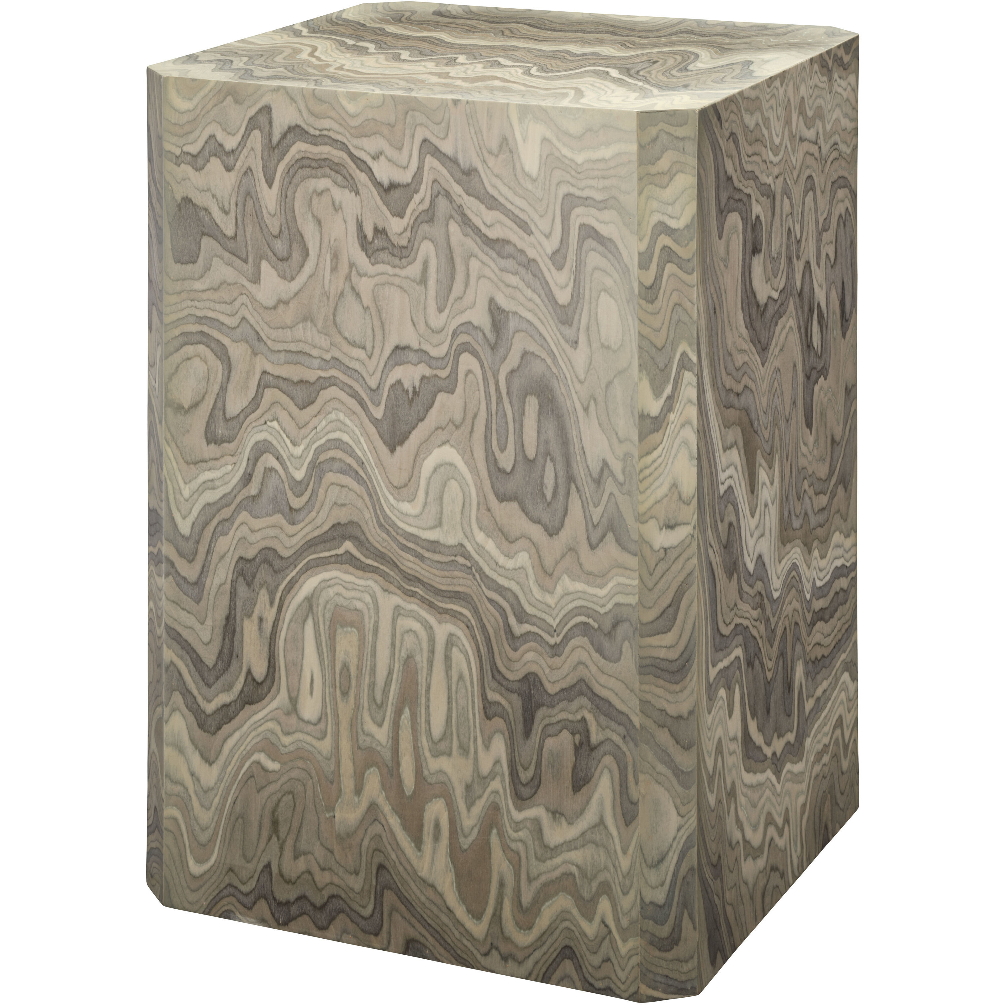 Vale 22 X 14 inch Sand Grey Side Table, Inline