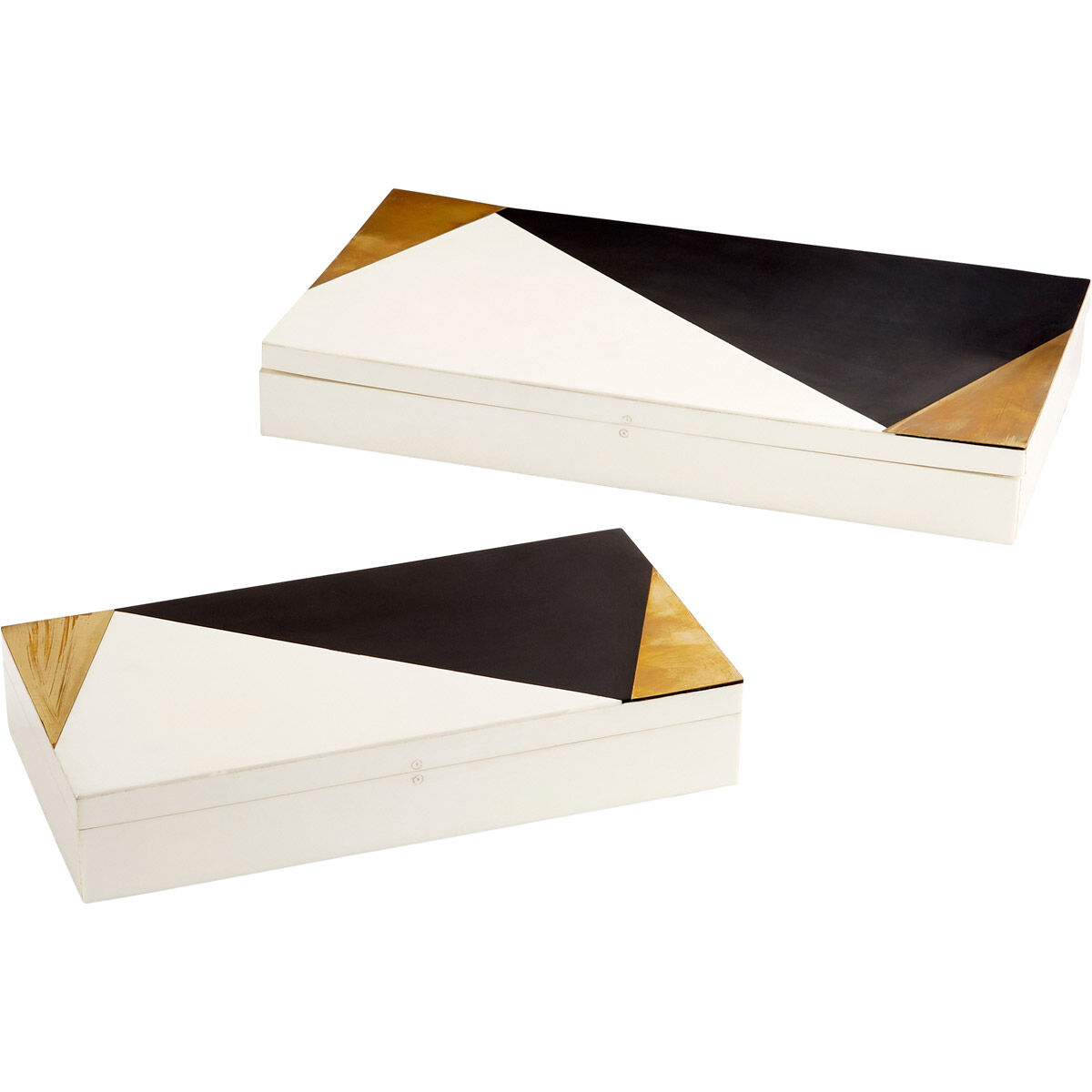 Modametric Black - Gold - White Container