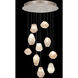 Natural Inspirations 10 Light 22 inch Gold Pendant Ceiling Light