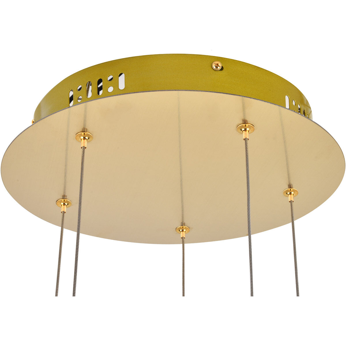 Polaris LED 12 inch Gold Pendant Ceiling Light