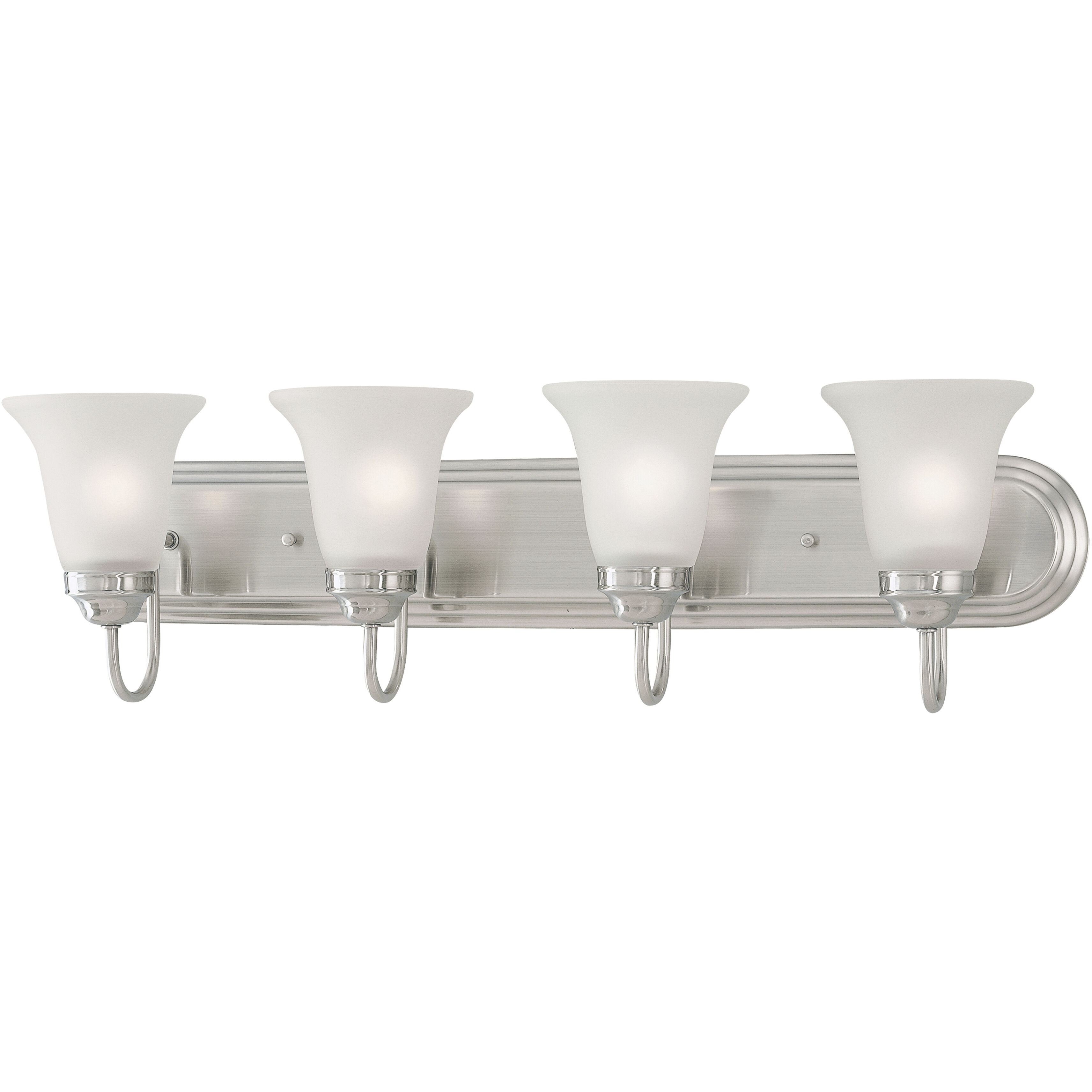 Whitmore 4 Light 30 inch Satin Pewter Vanity Light Wall Light