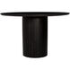 Povera 48 X 48 inch Black Dining Table, Round