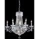 Imperial 6 Light 25 inch Silver Chandelier Ceiling Light, Impact